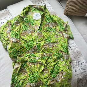 Printfresh PJ set - short sleeve top with cropped pajama pants